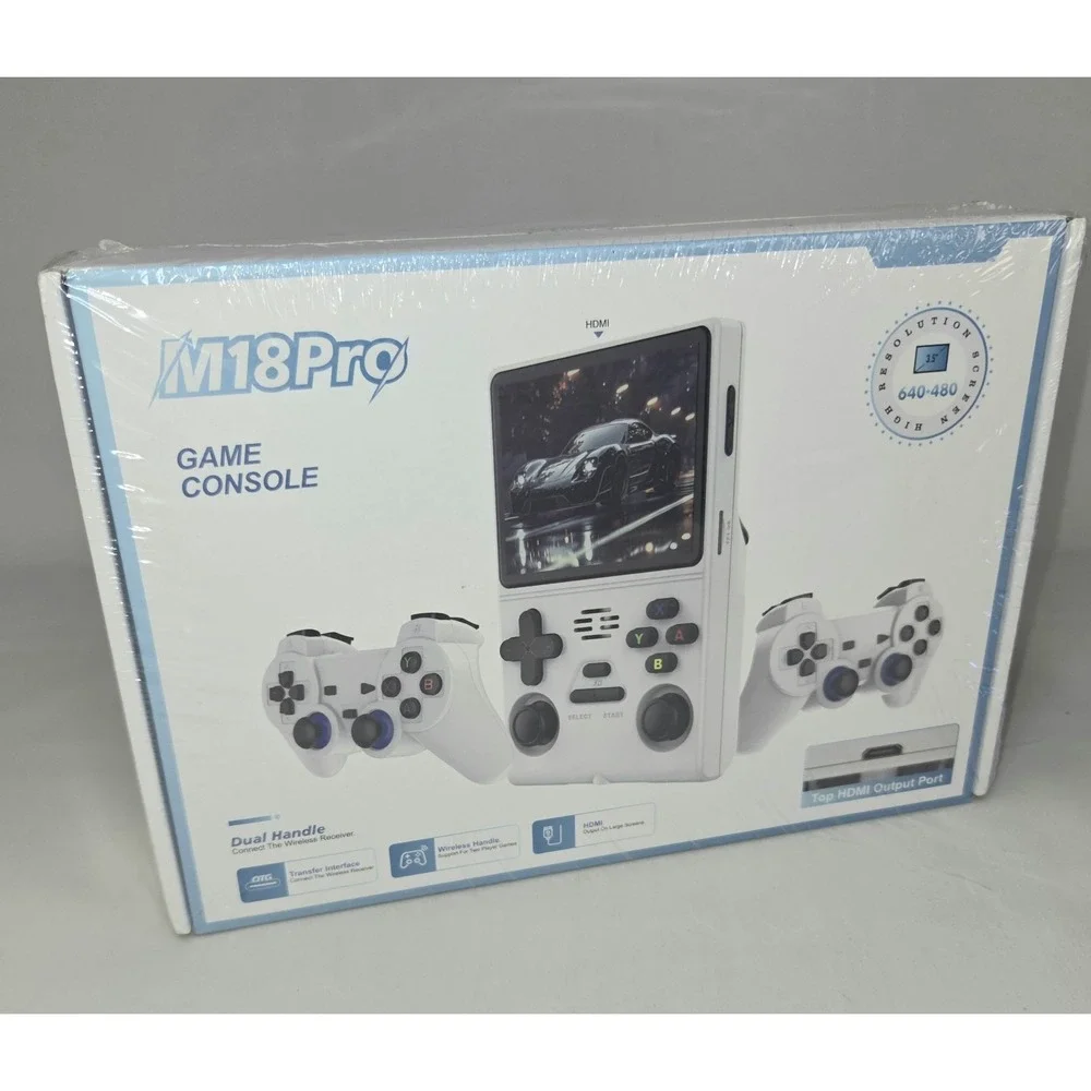 M18Pro Handheld Game Console With Wireless Controllers & HDMI Output 640x480 Hig